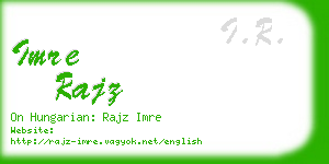 imre rajz business card